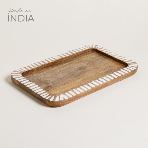 BANDEJA SUNDARA MISHKA 40X25CM
