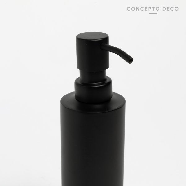DISPENSER NEGRO MATE CILINDRO PETIT 20,5 CM CONCEPTO