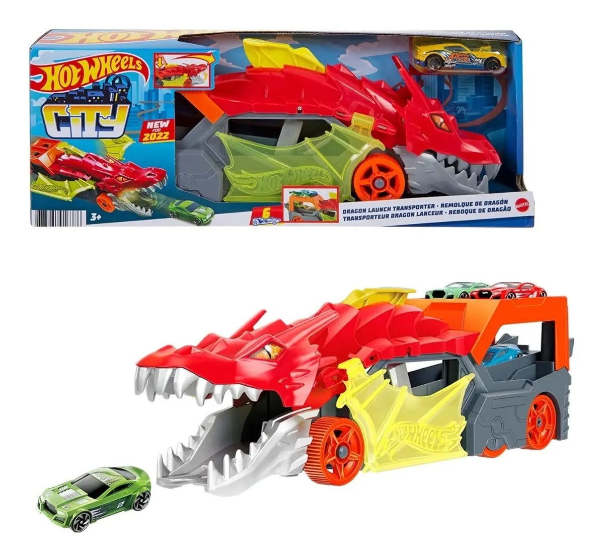 PISTA HOTWHEELS DRAGON LANZADOR