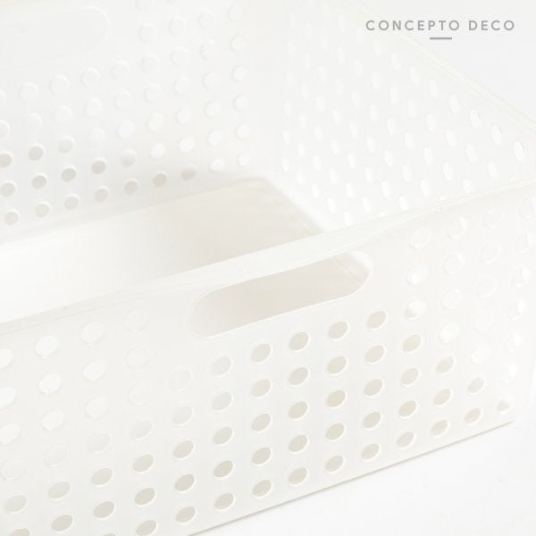 ORGANIZADOR TRANSPARENTE 27X25X12CM