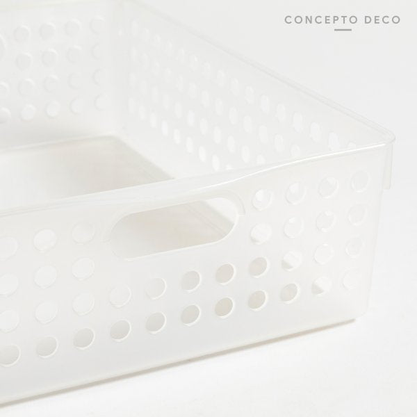 ORGANIZADOR TRANSPARENTE 30X21X8.5CM