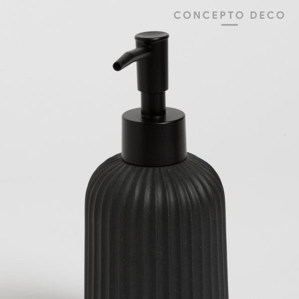 DISPENSER SURCOS RESINA 19CM NEGRO CONEPTO