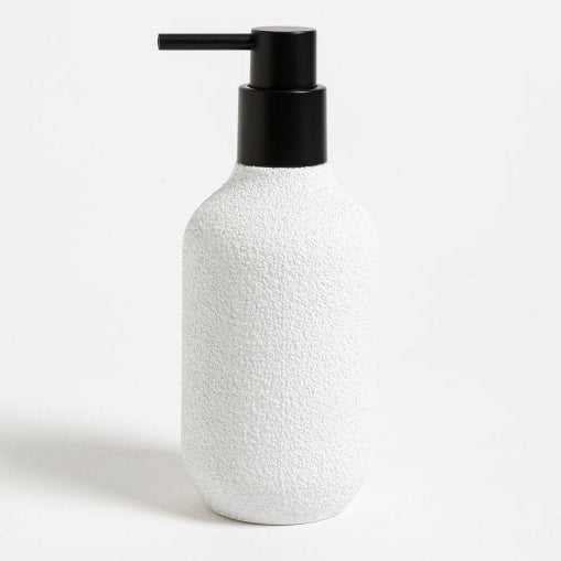 DISPENSER SIMIL PIEDRA SILUETA 20CM BLANCO CONCEPTO