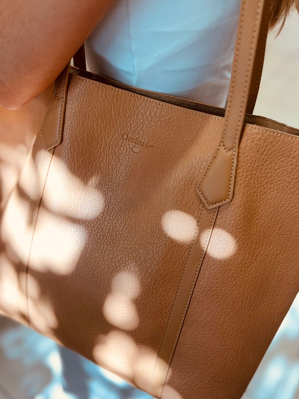 TOTE BAG LAS OREIRO MARRON