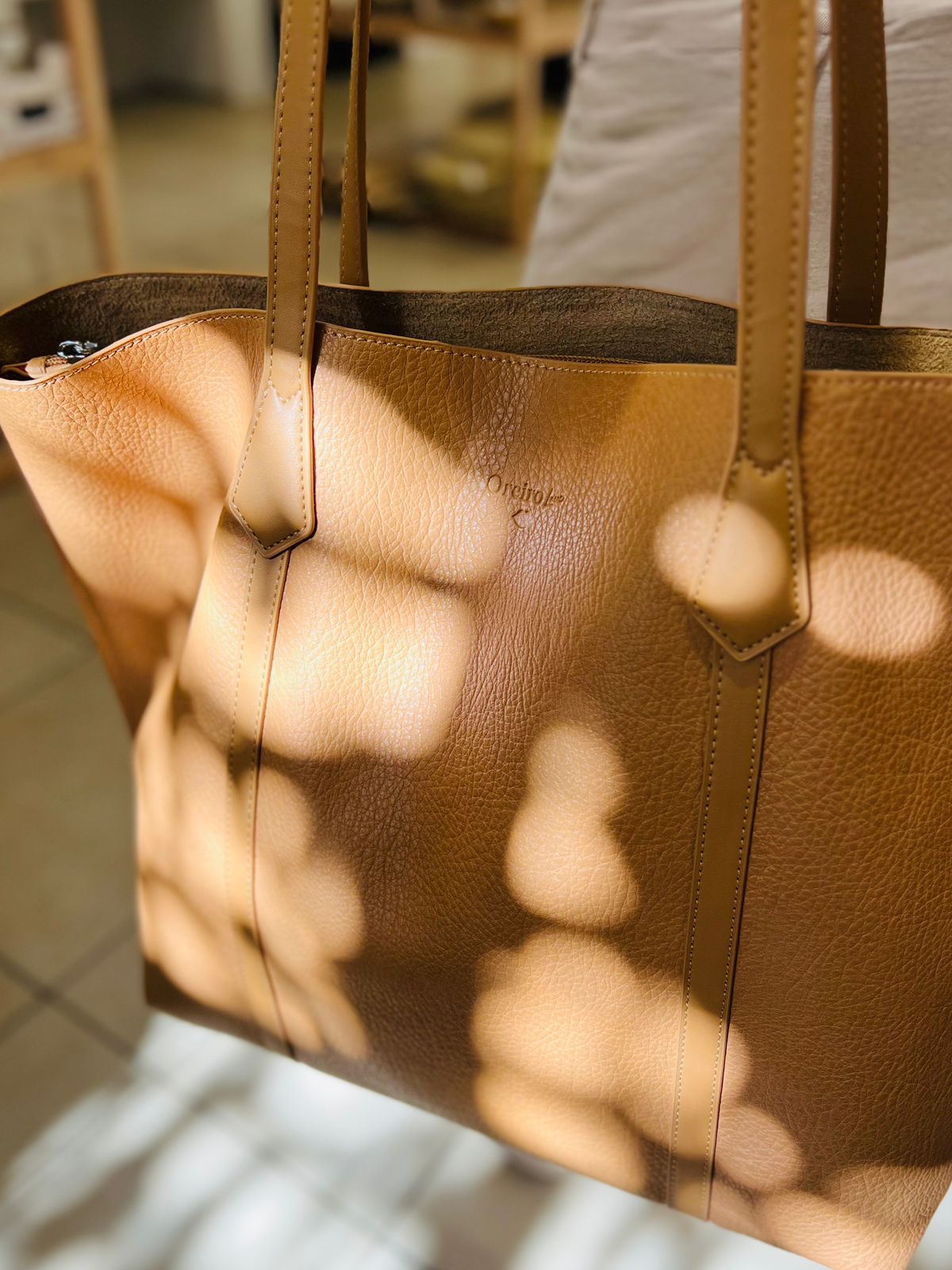 TOTE BAG LAS OREIRO MARRON