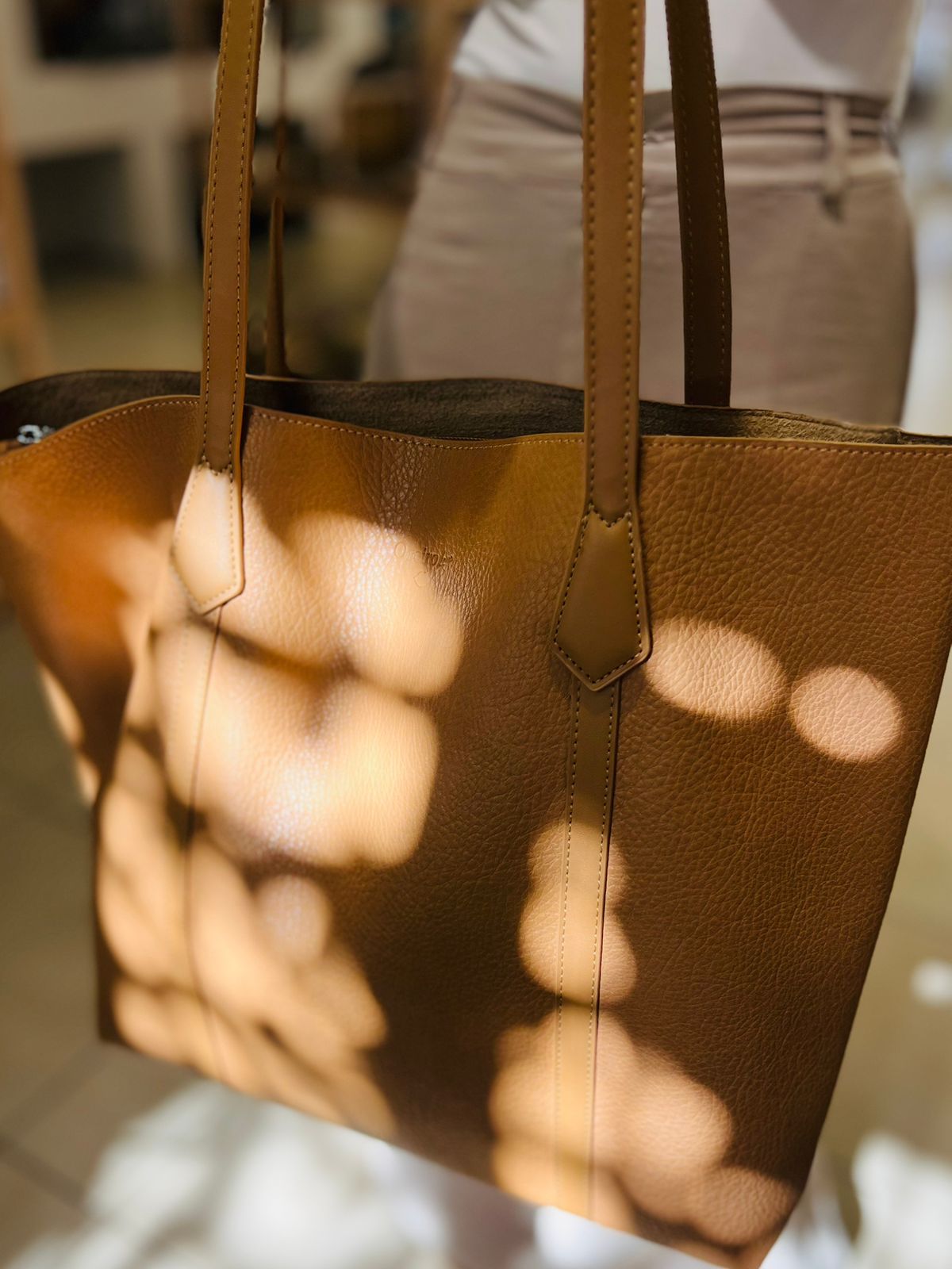 TOTE BAG LAS OREIRO MARRON