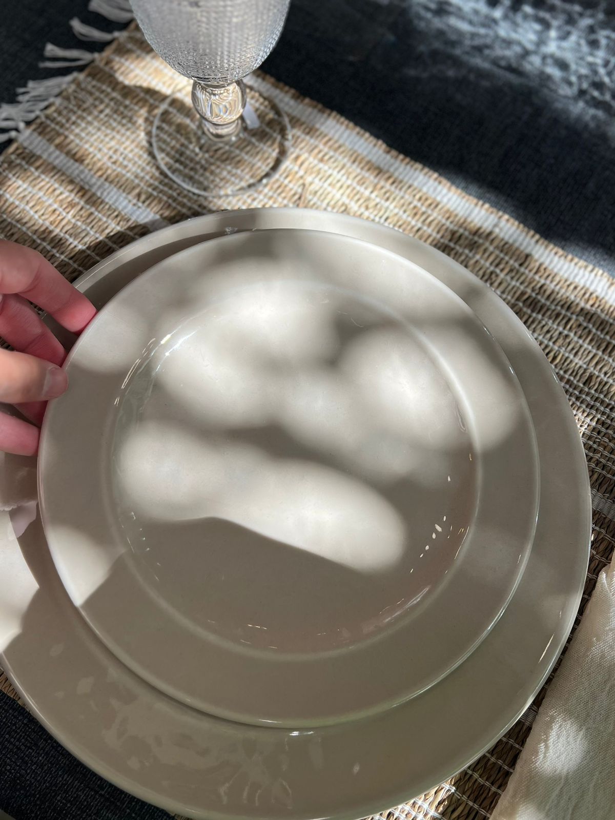 PLATO DE POSTRE DE MELAMINA GIZA LIGHT MISHKA