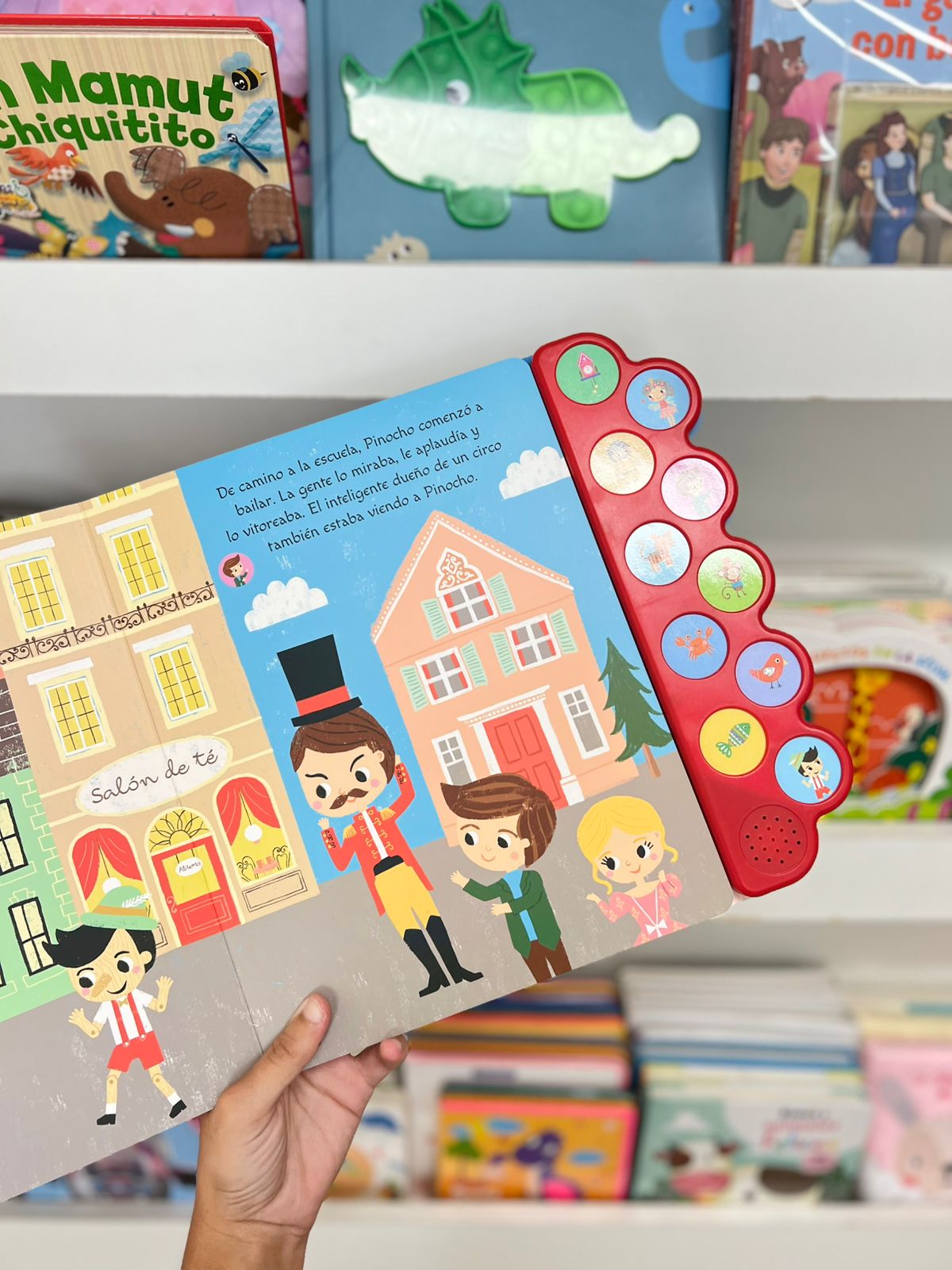 LIBRO CUENTA CUENTO SILVER DOLPHIN PINOCHO