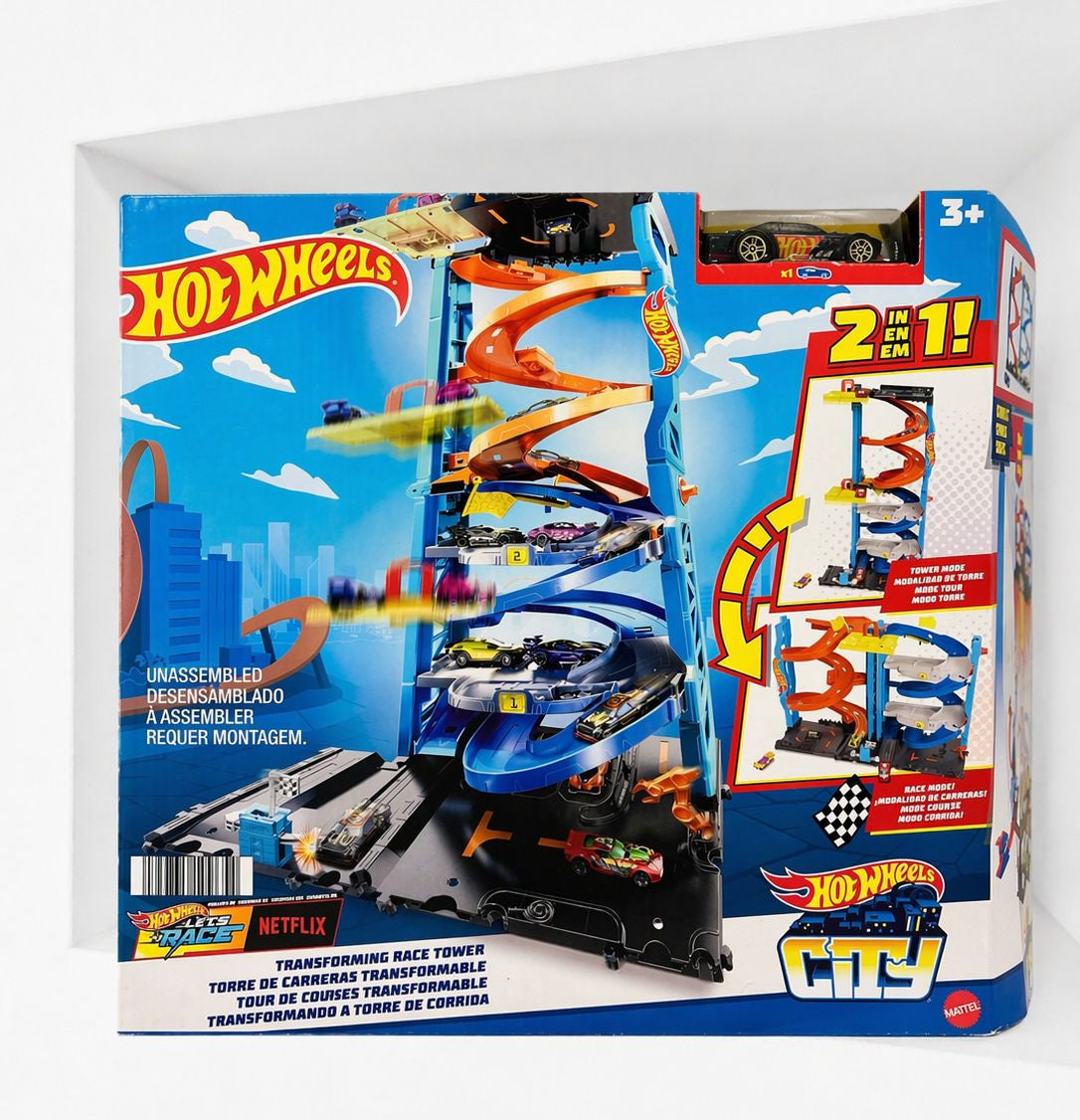 PISTA HOTWHEELS TORRE DE CARRERAS
