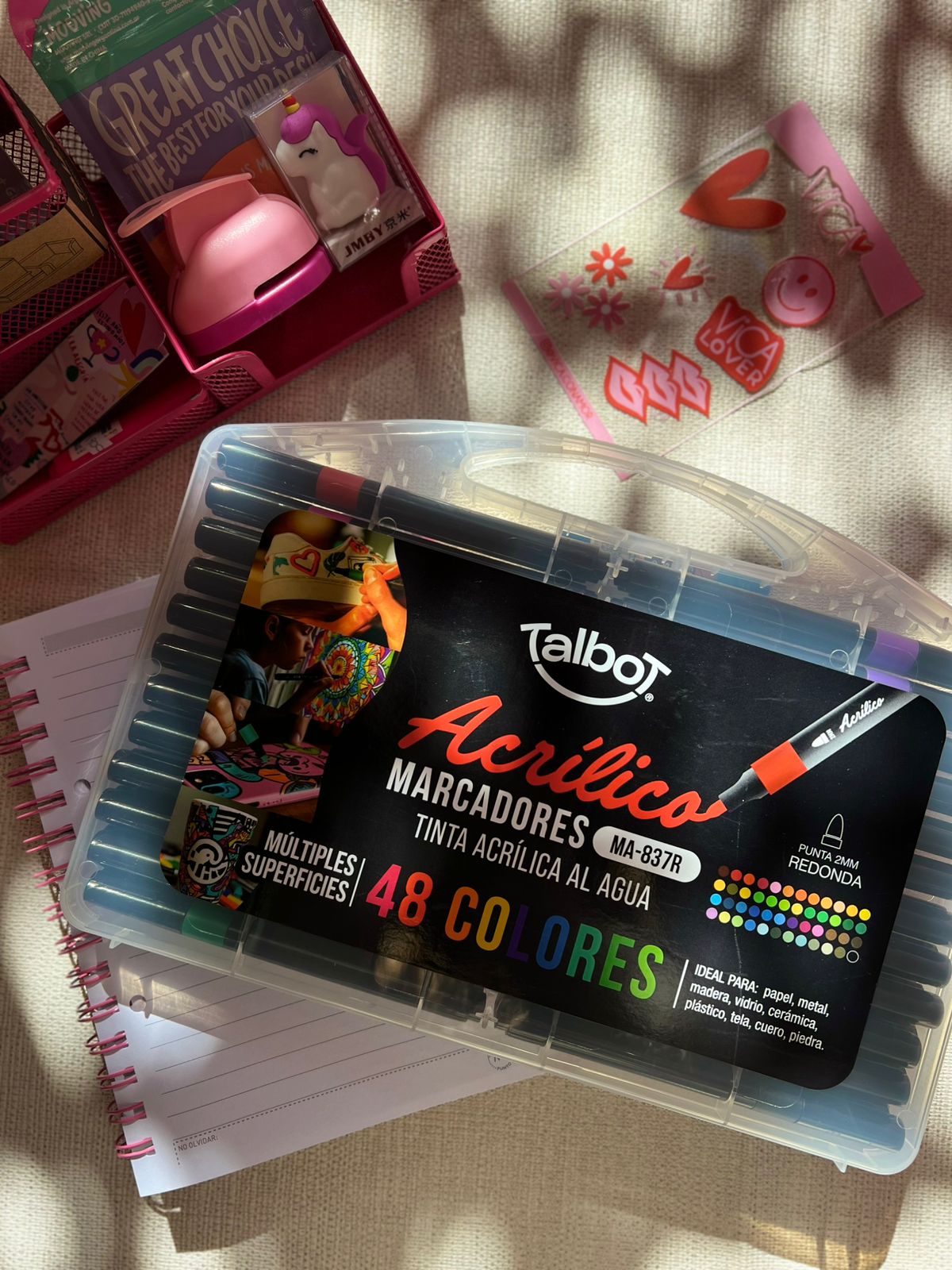 MARCADOR TALBOT ACRILICO VALIJA x48u