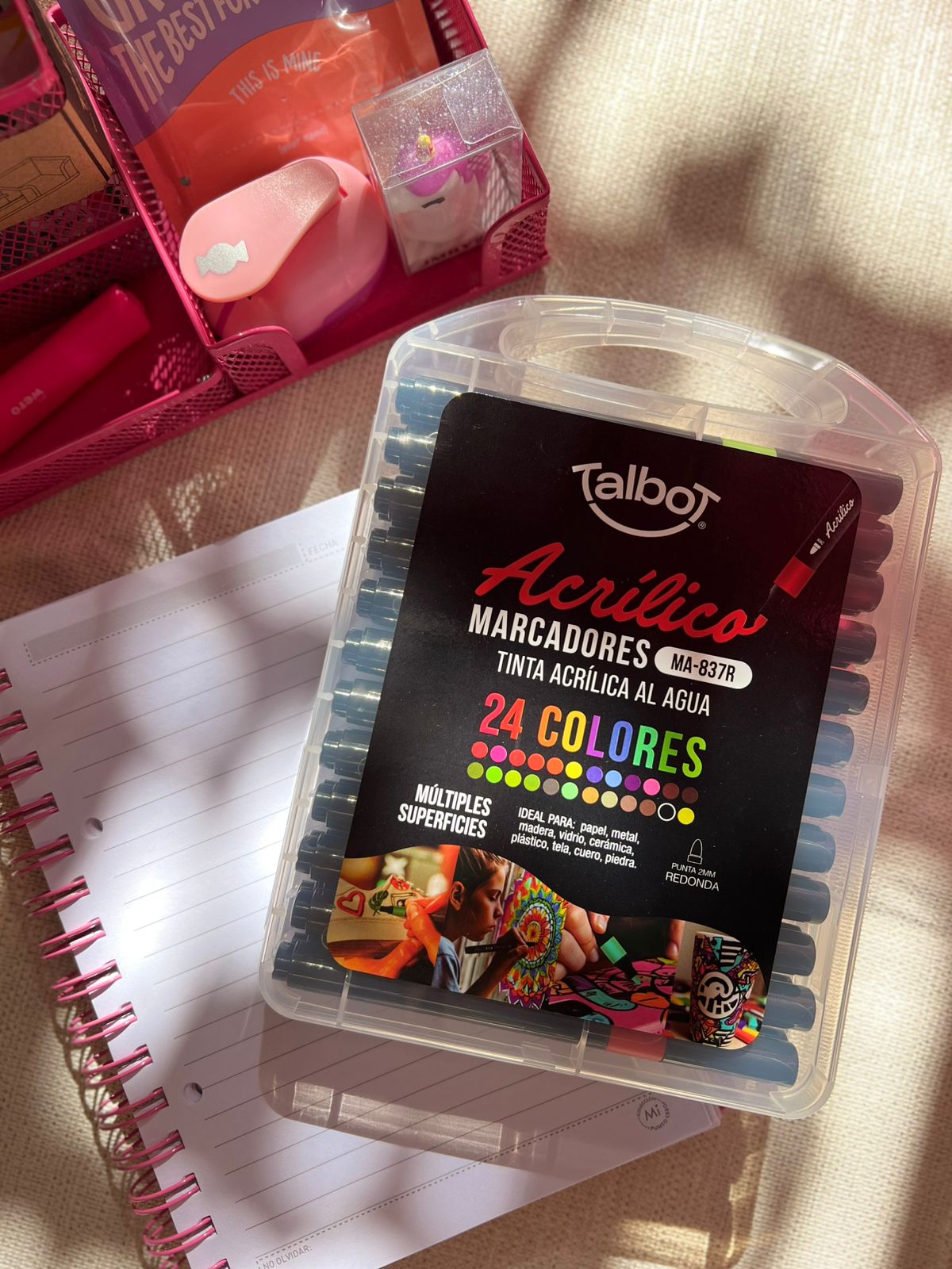 MARCADOR TALBOT ACRILICO VALIJA x24u