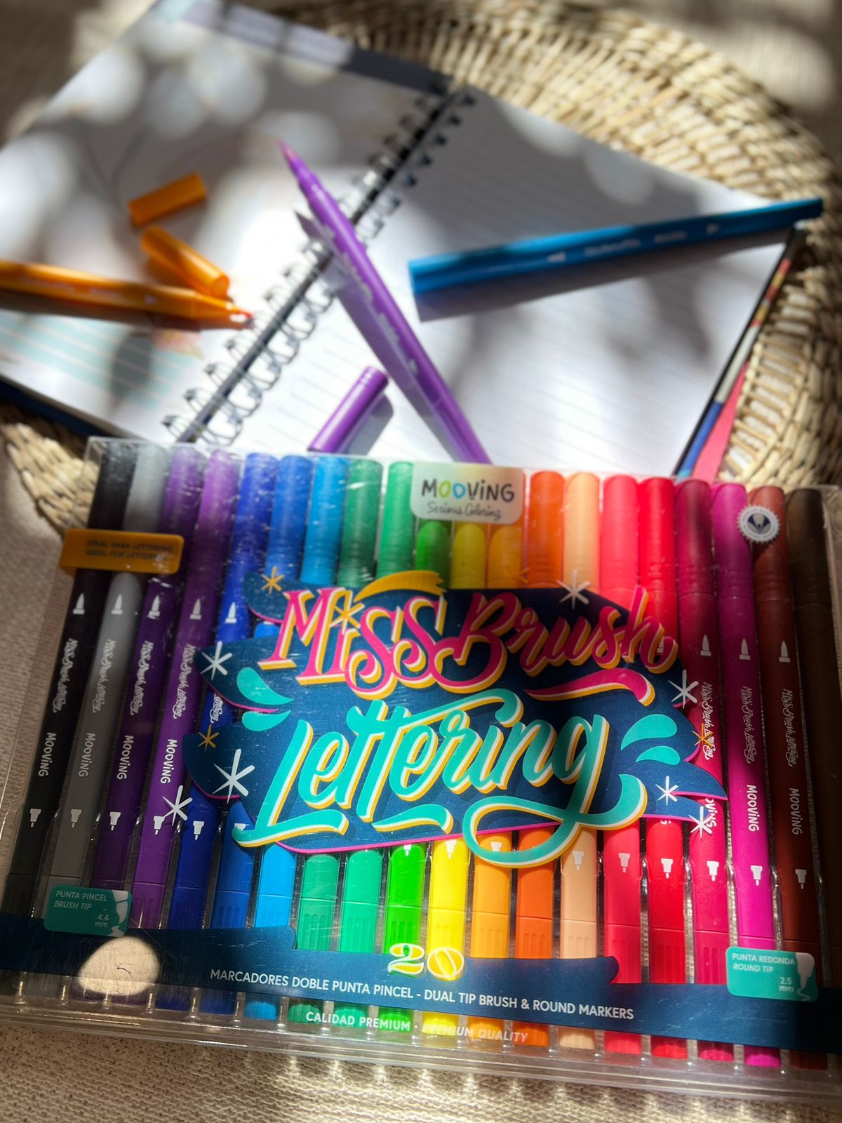 MARCADORES MISS BRUSH LETTERING MOOVING X20