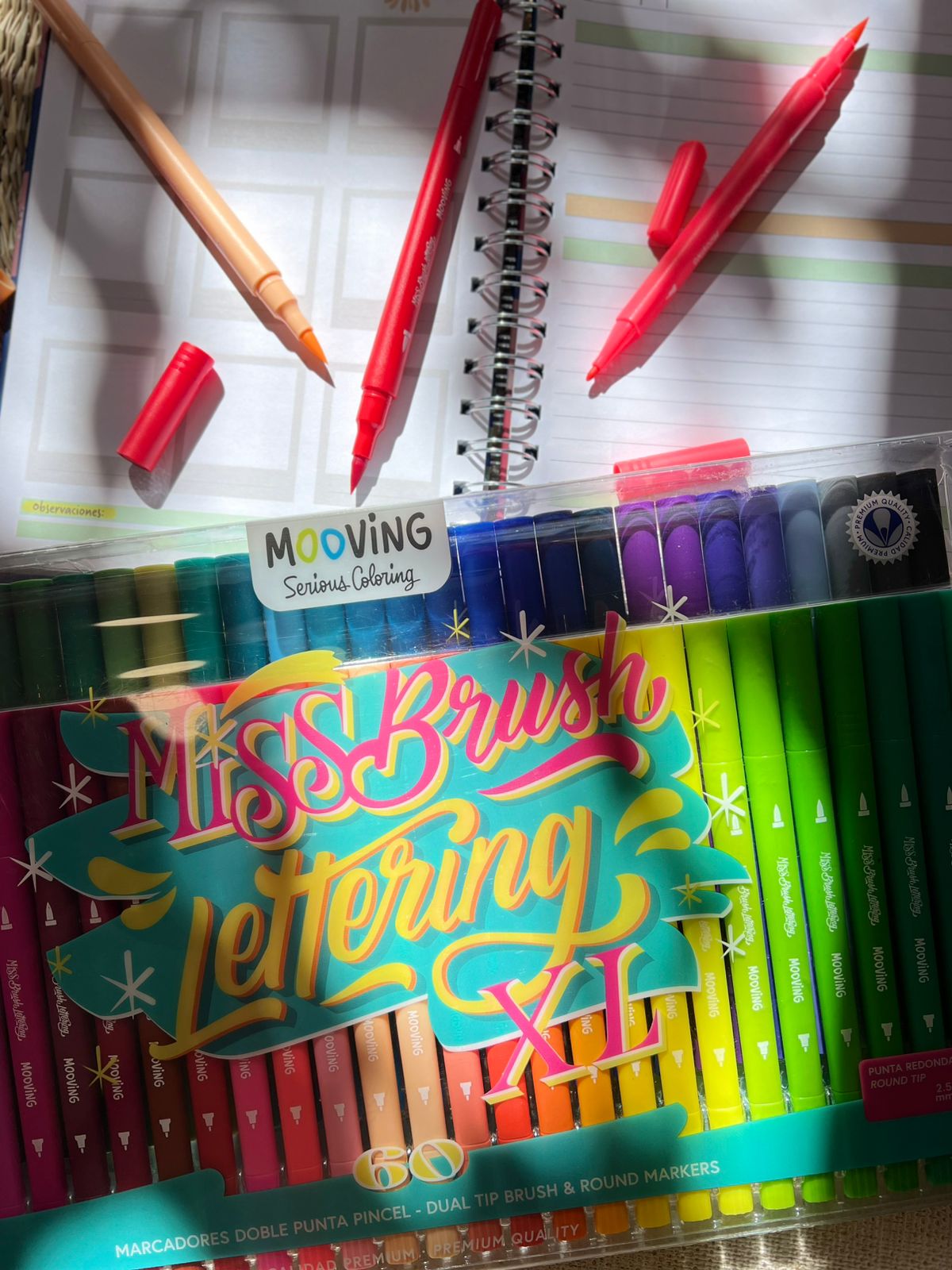 MARCADORES MISS BRUSH LETTERING XL MOOVING X60