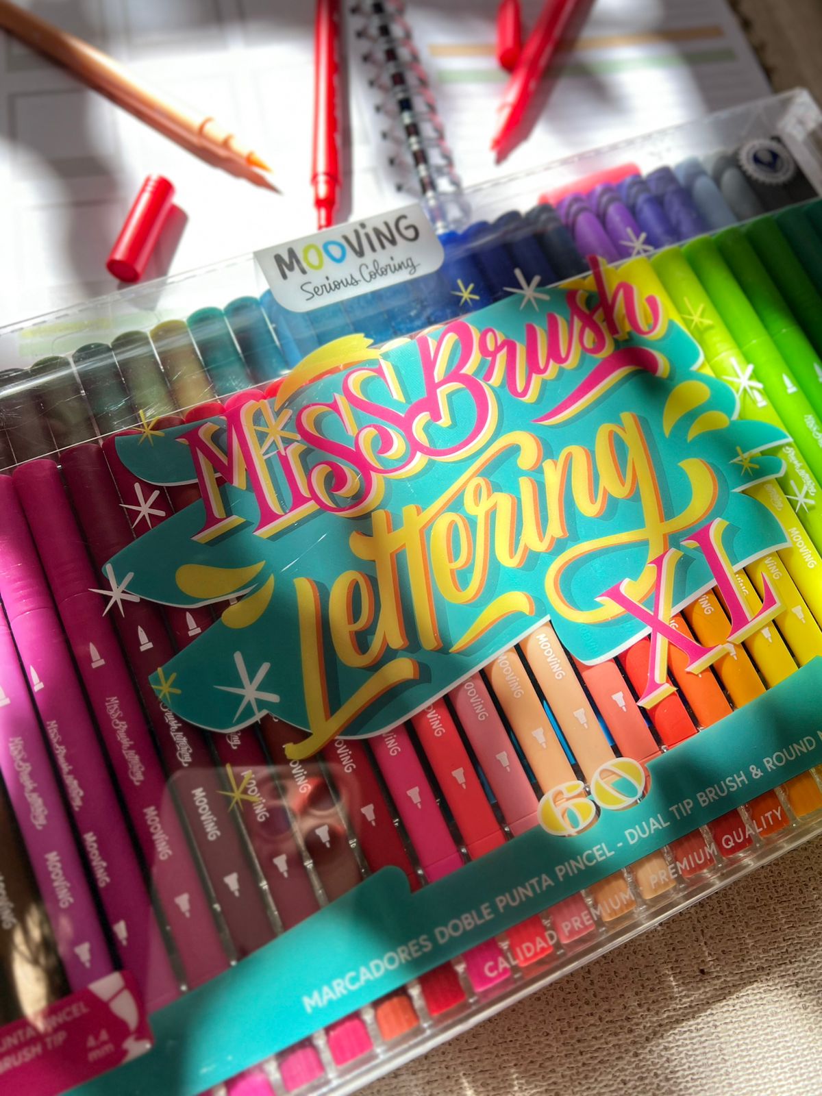 MARCADORES MISS BRUSH LETTERING XL MOOVING X60