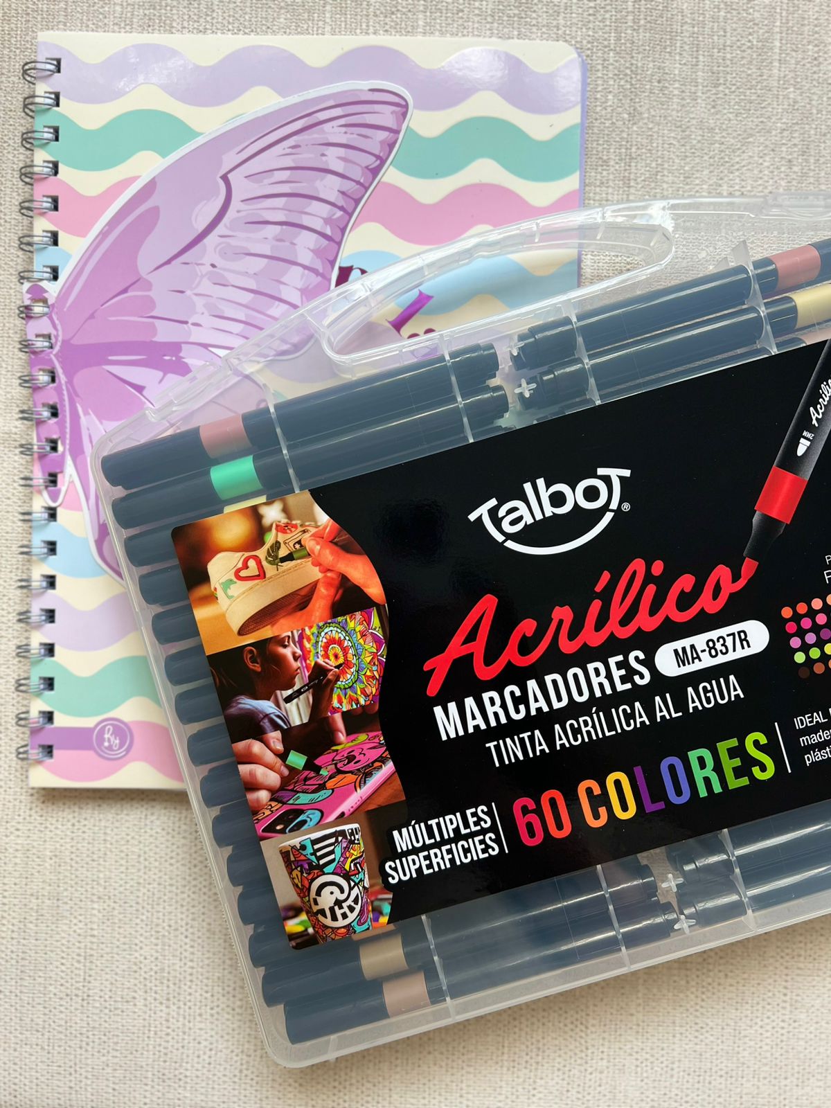 MARCADOR TALBOT ACRILICO VALIJA x60