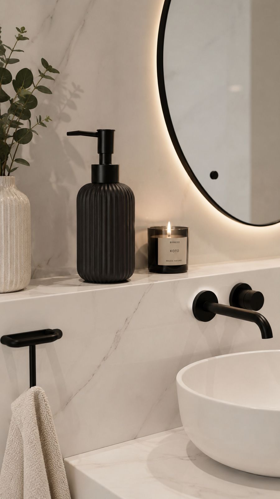 DISPENSER SURCOS RESINA 19CM NEGRO CONEPTO