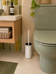 ESCOBILLERO CILINDRO BLANCO LISO ALTO 29M CONCEPTO