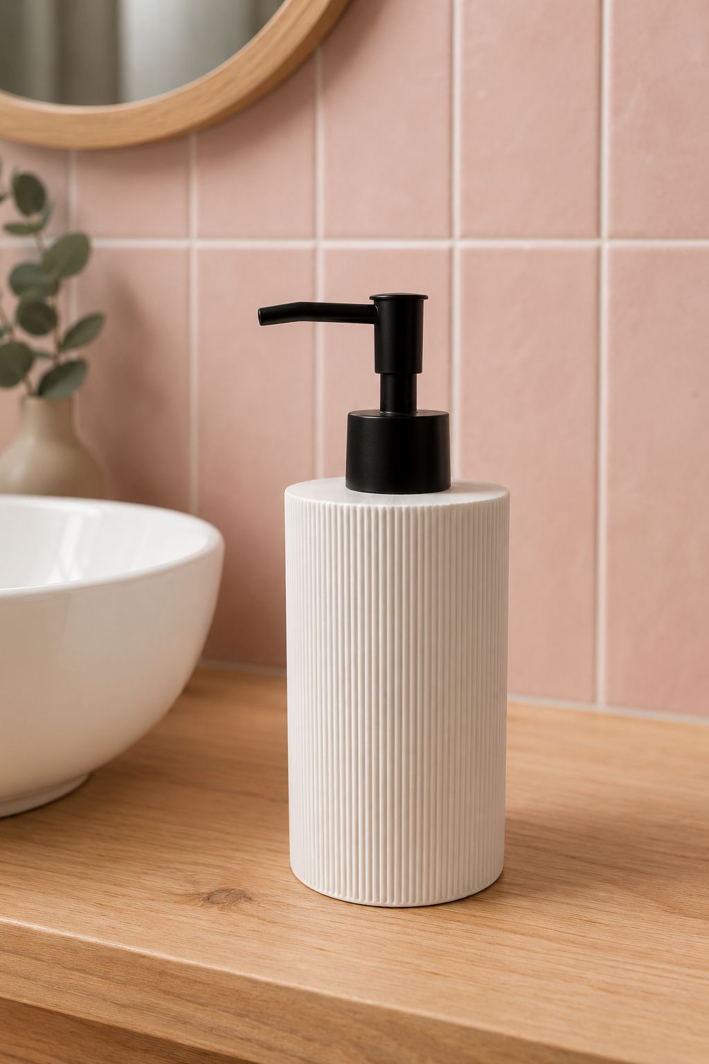 DISPENSER MAREA RESINA 19CM BLANCO CONCEPTO
