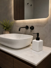 DISPENSER LISO RESINA 16CM BLANCO CONCEPTO