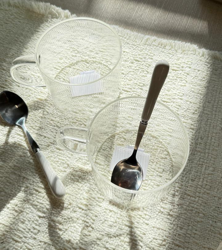 MUG DE BOROSILICATO NET RAYADO 300 ML VASSA