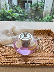 TETERA DE VIDRIO CON INFUSOR Y TAPA DE ACERO 1000 ML MISH