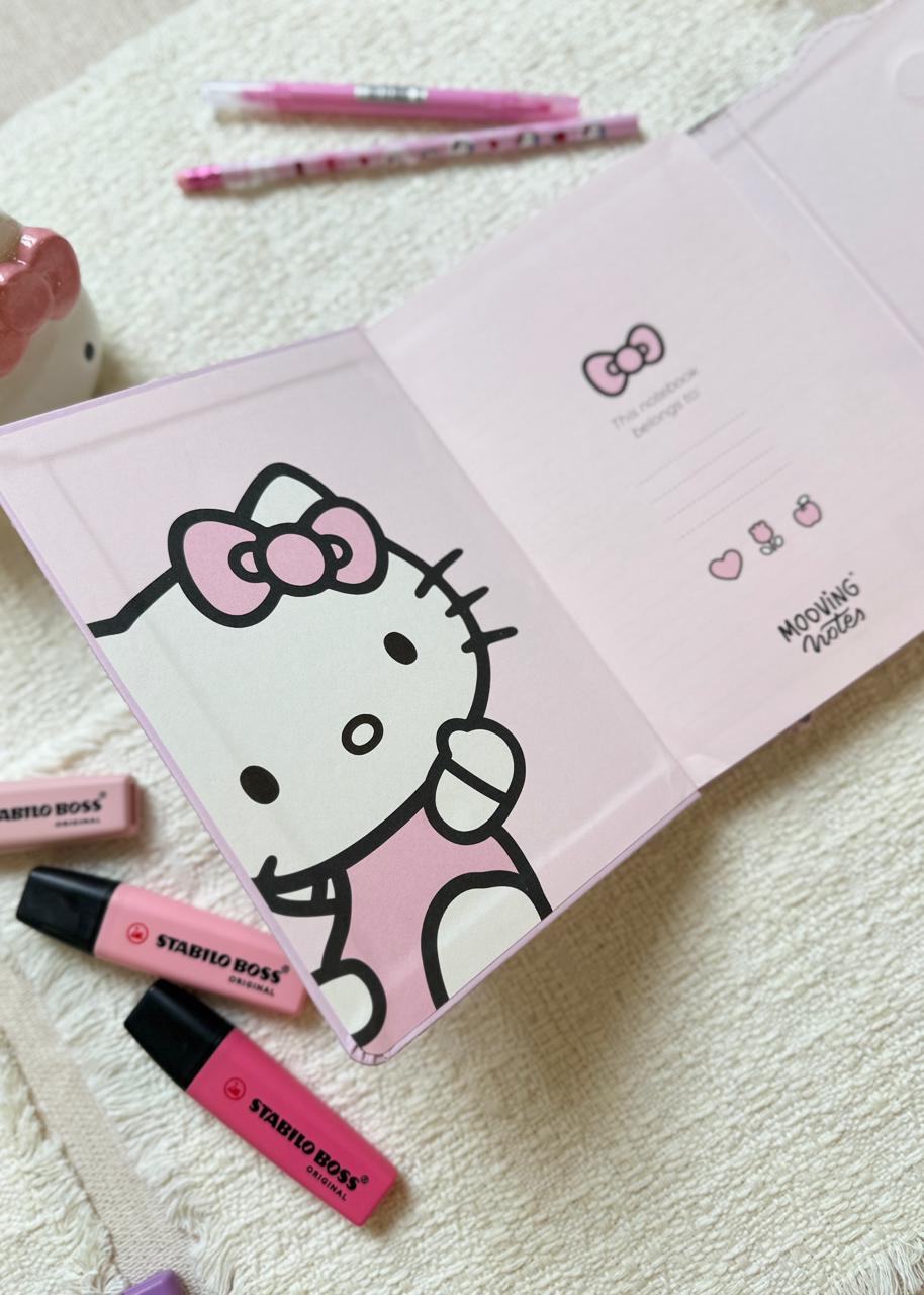 CUADERNO NOTES A5 MOOVING HELLO KITTY