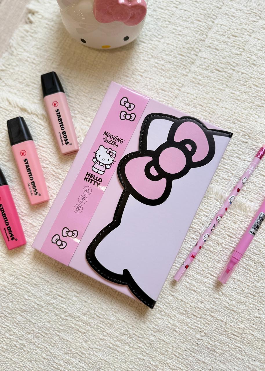 CUADERNO NOTES A5 MOOVING HELLO KITTY