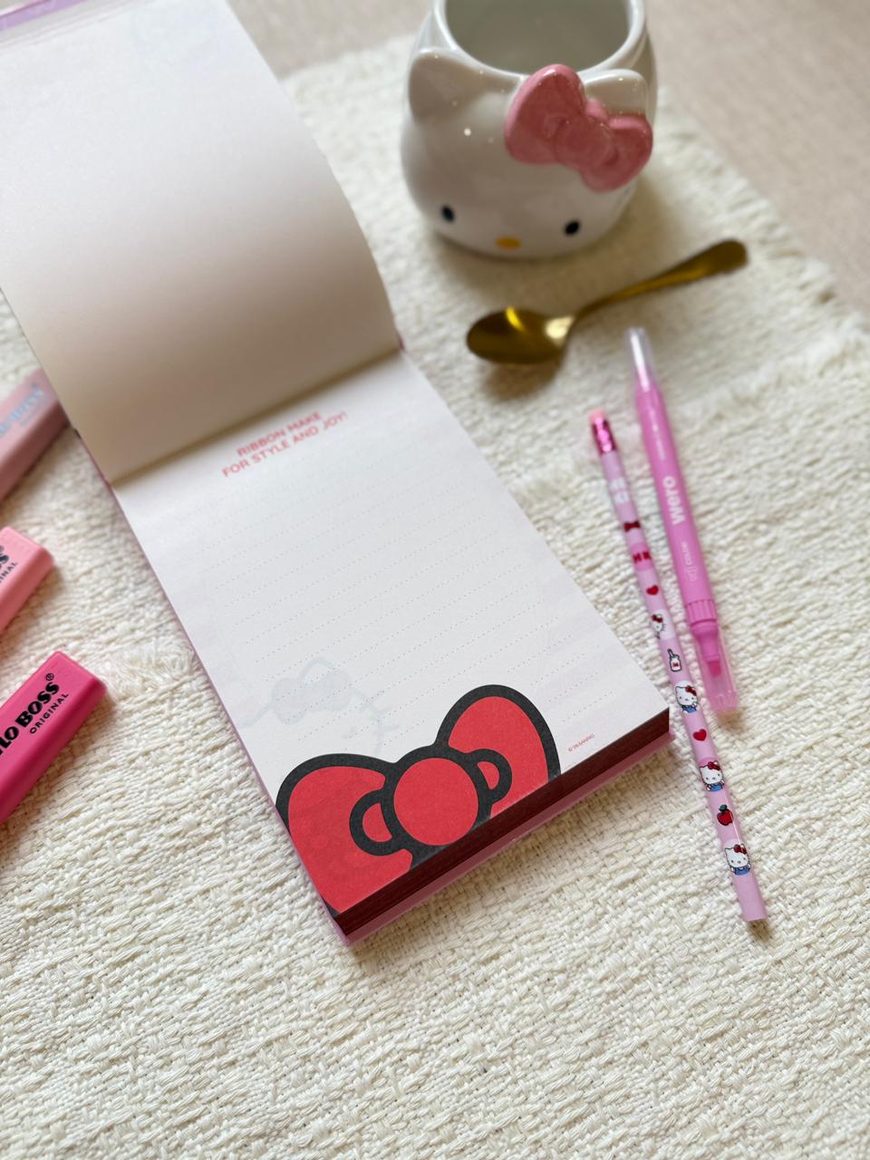 BLOCK DE NOTAS MOOVING HELLO KITTY