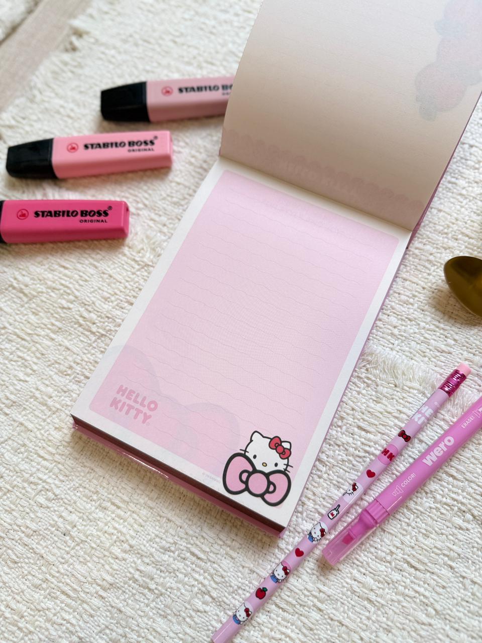 BLOCK DE NOTAS MOOVING HELLO KITTY