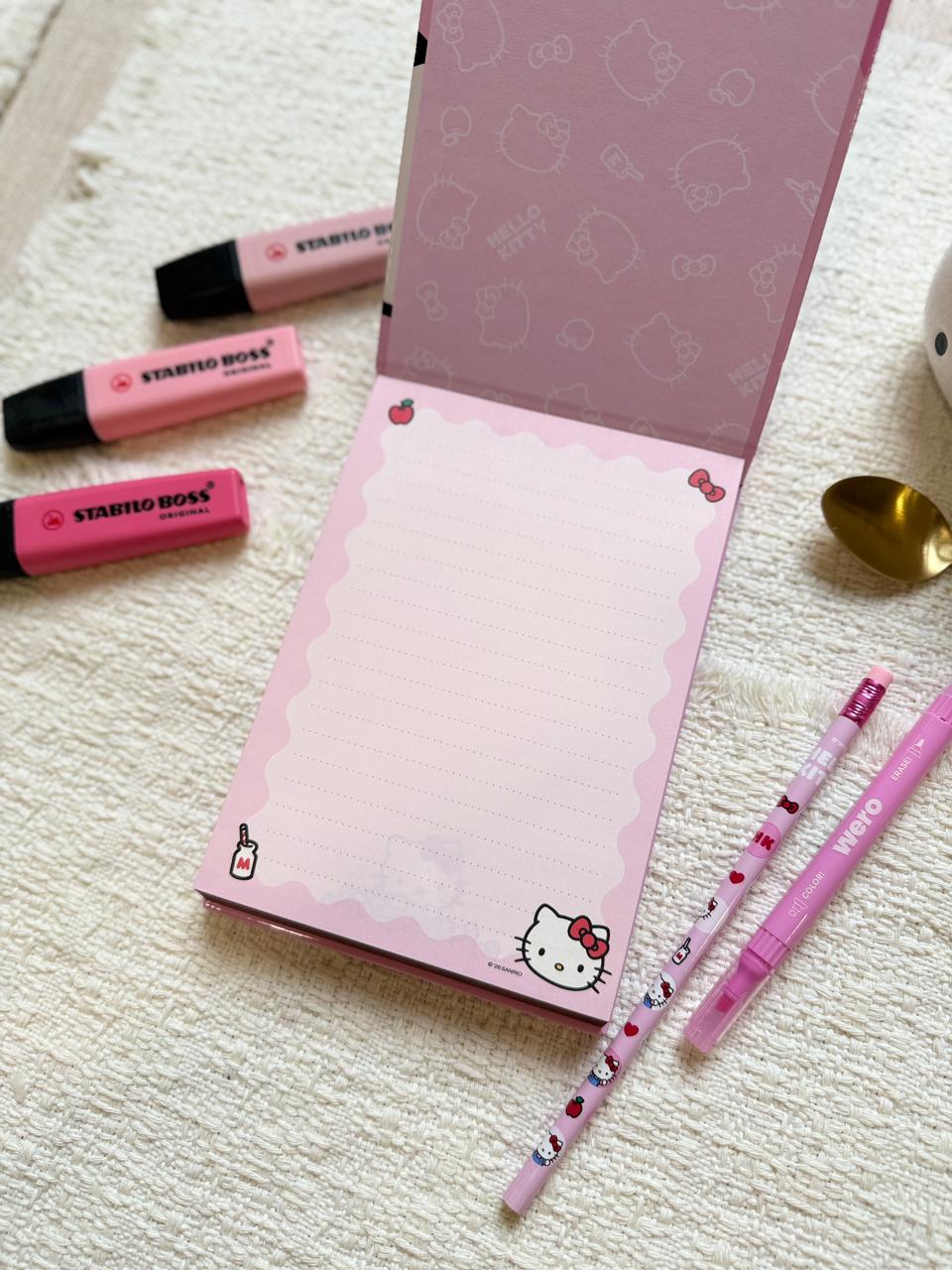BLOCK DE NOTAS MOOVING HELLO KITTY