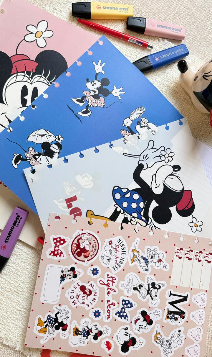 CUADERNO CON DISCOS MOOVING LOOP MINNIE MOUSE