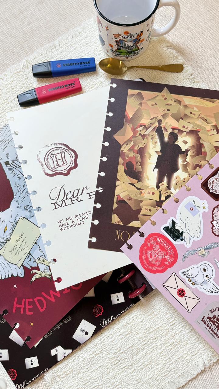 CUADERNO CON DISCOS MOOVING LOOP HARRY POTTER