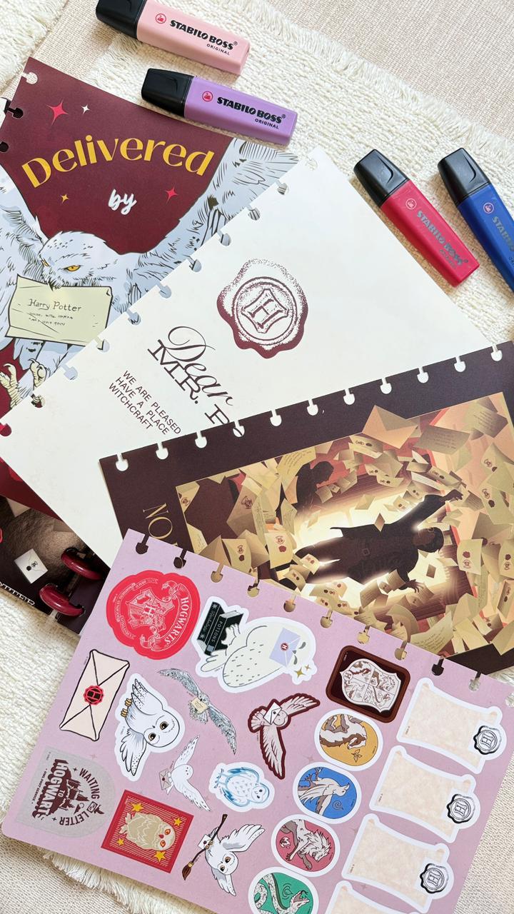 CUADERNO CON DISCOS MOOVING LOOP HARRY POTTER