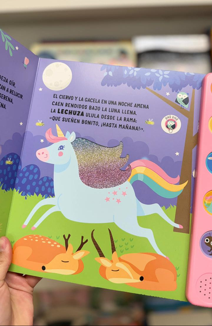 LIBRO UNICORNIOS SONIDOS Y TEXTURAS GUADAL