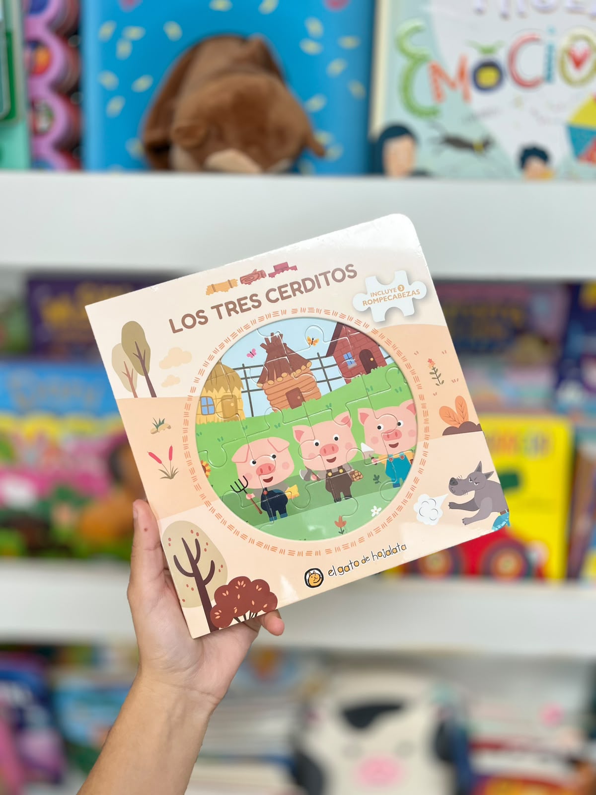 LIBRO ROMPECABEZAS EL GATO DE HOJATALA