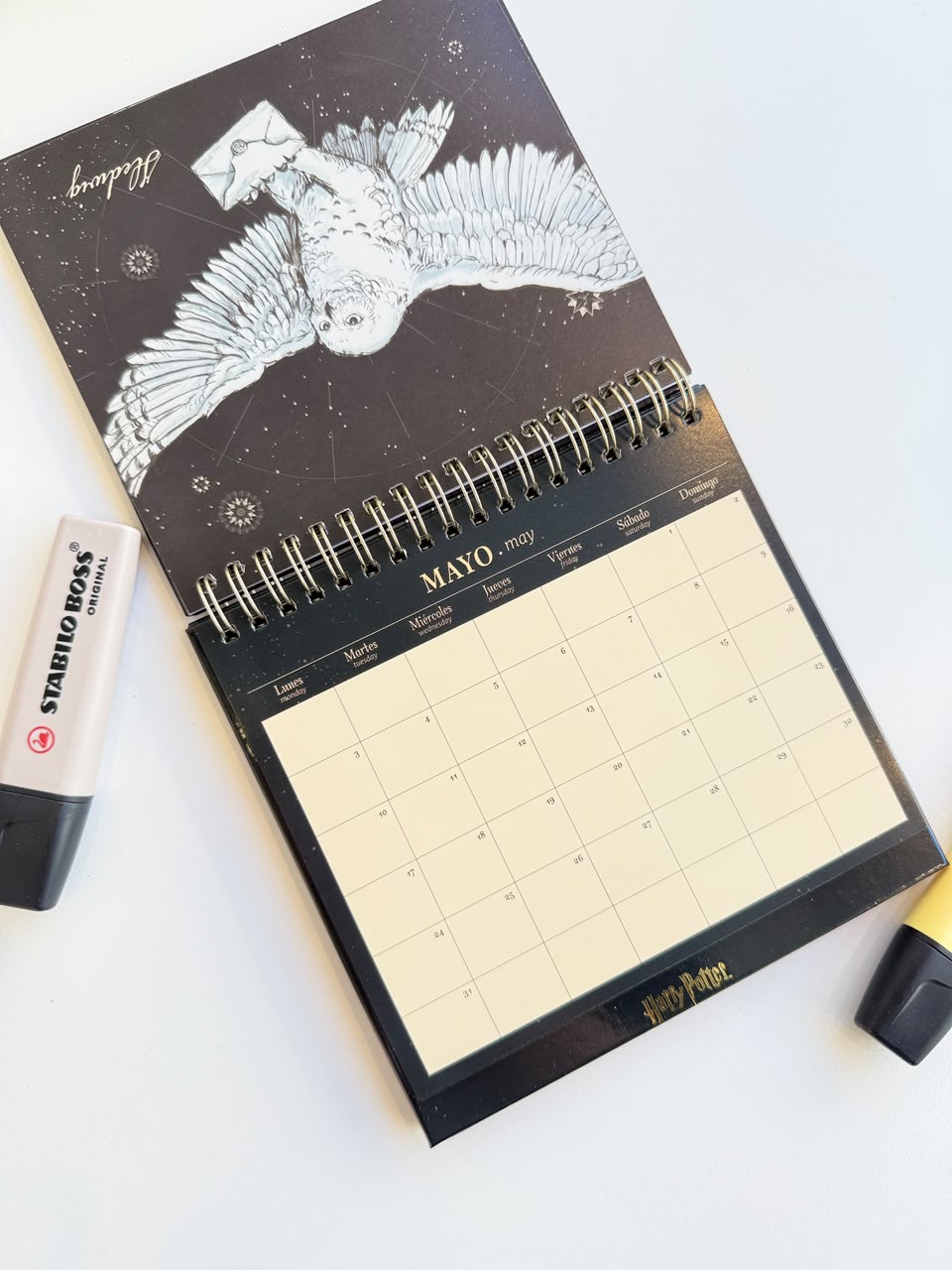CALENDARIO DE ESCRITORIO 2027 HARRY POTTER MOOVING