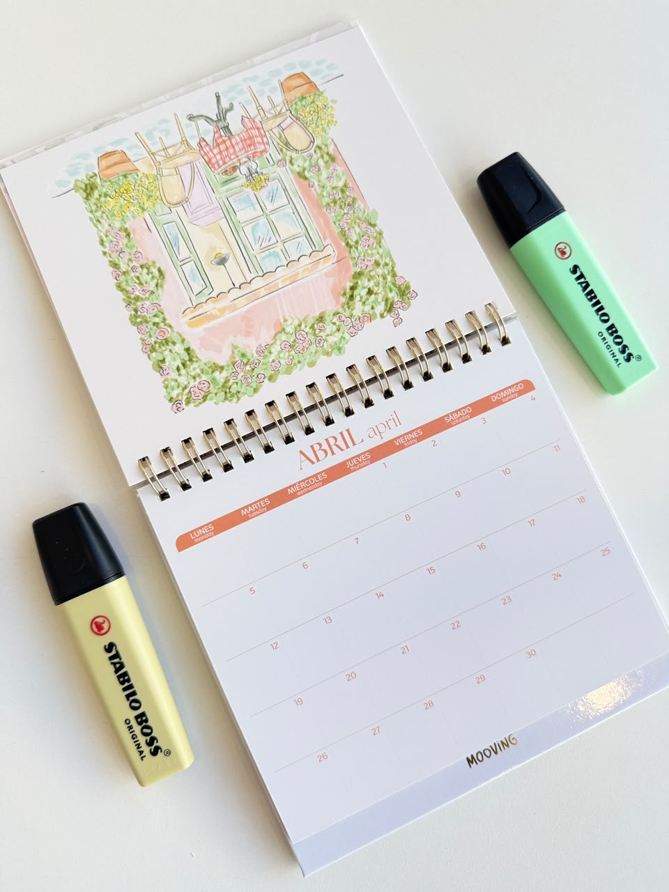 CALENDARIO DE ESCRITORIO 2027 TRAVEL MOOVIGN