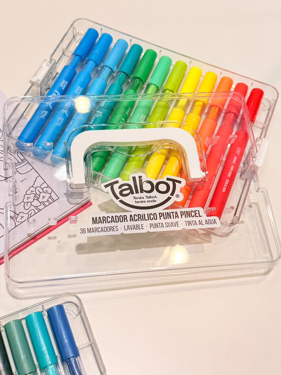 MARCADORES ACRILICOS PUNTA PINCEL TALBOT X36