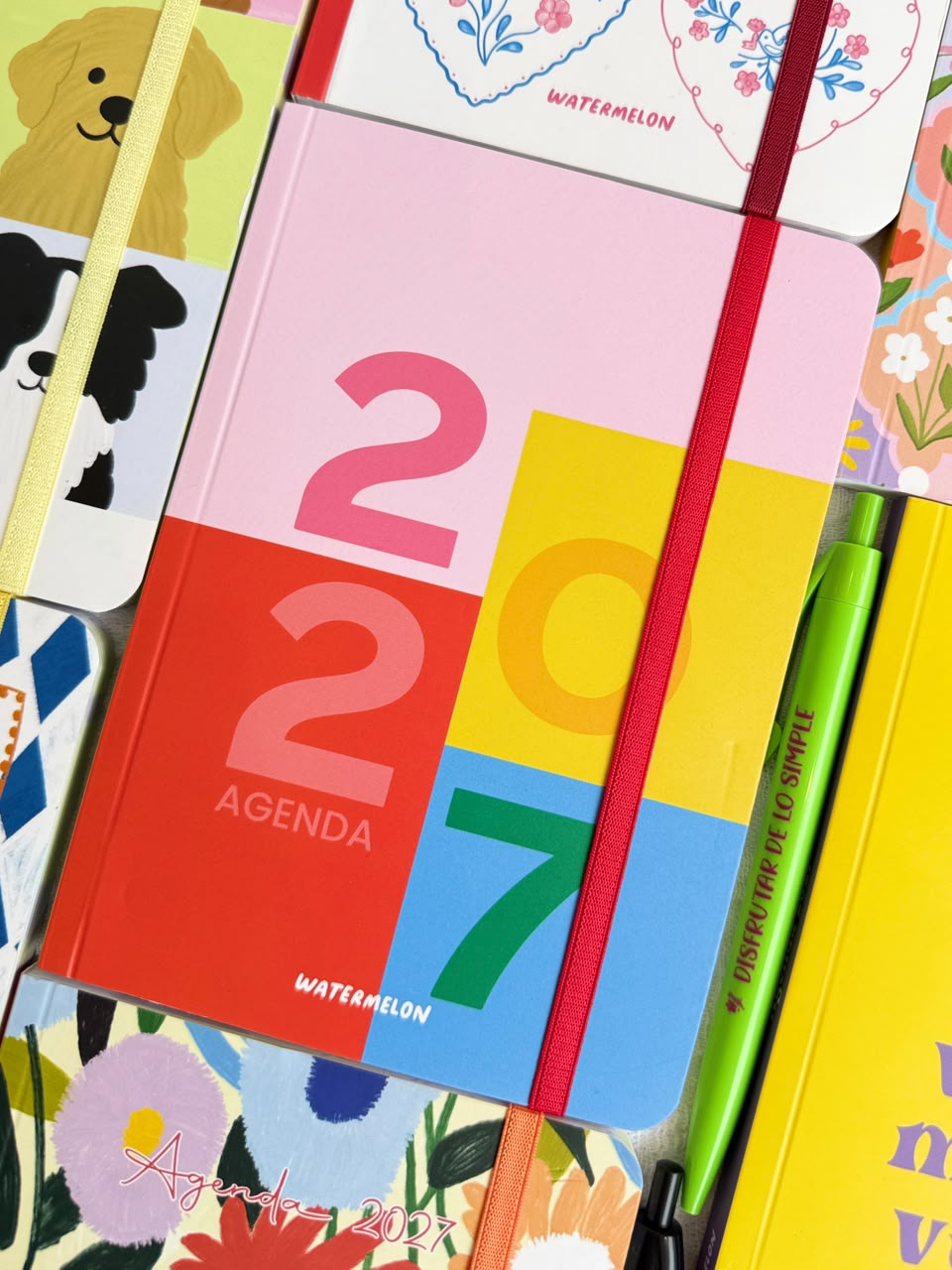 AGENDA 2027 SEMANAL COMPACTA WATERMELON