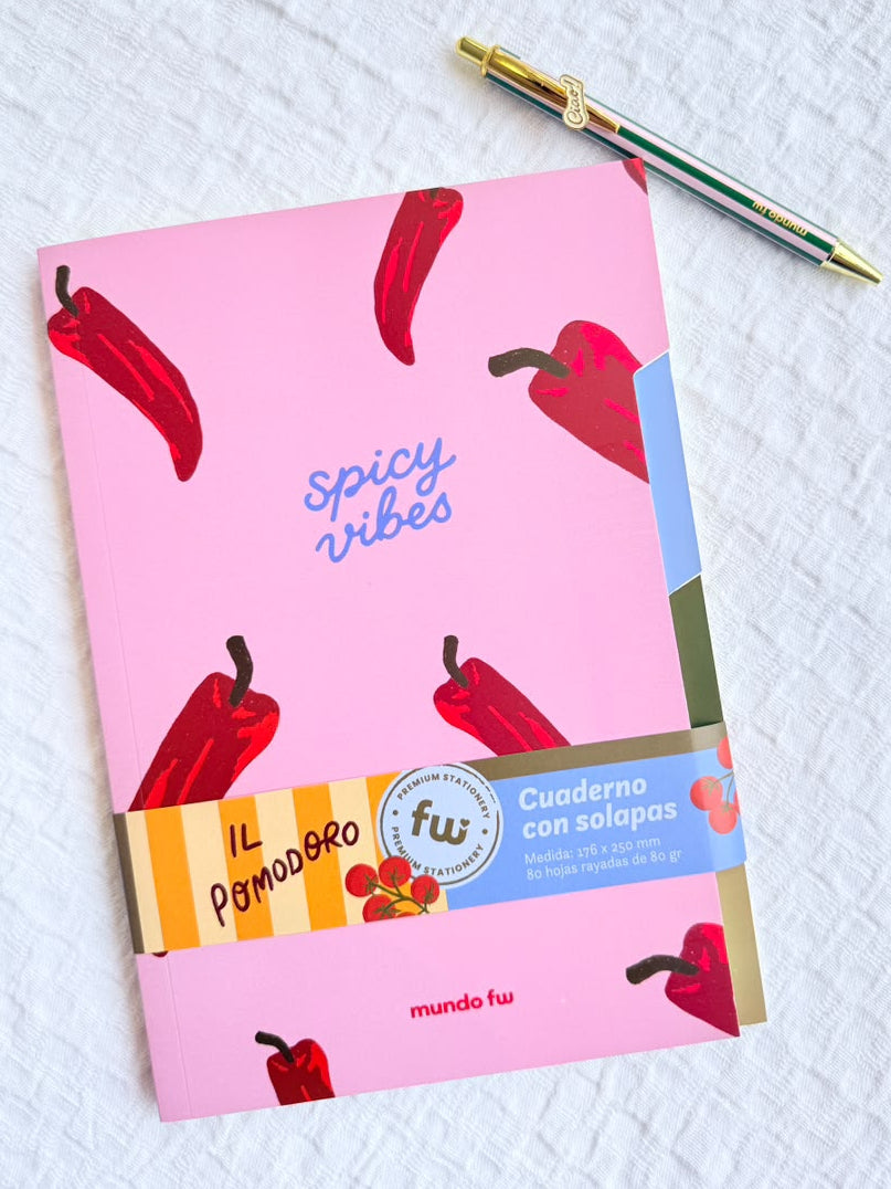 CUADERNO IL POMODORO + BOLIGRAFO FW