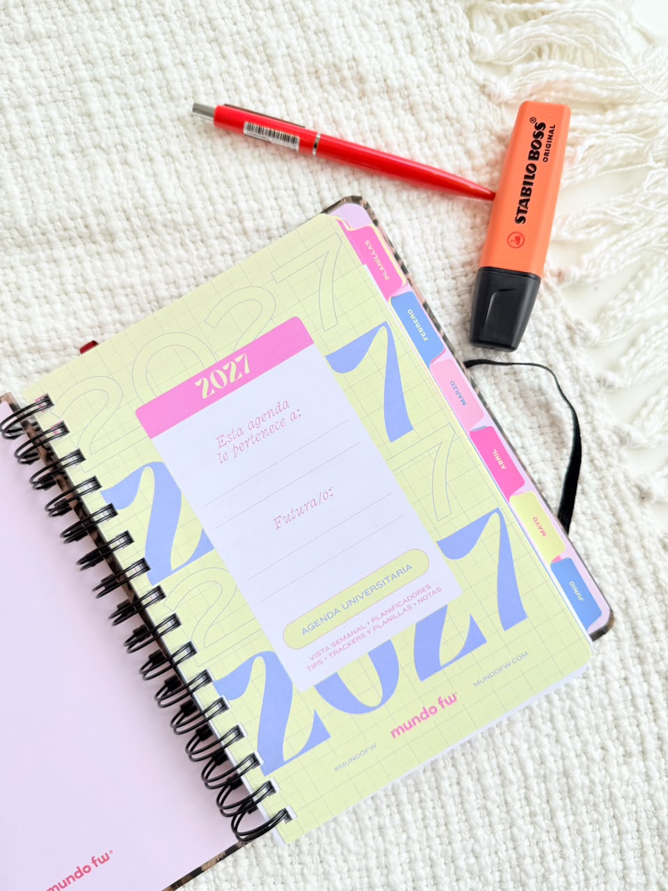 AGENDA UNIVERSITARIA ANIMAL PRINT FW